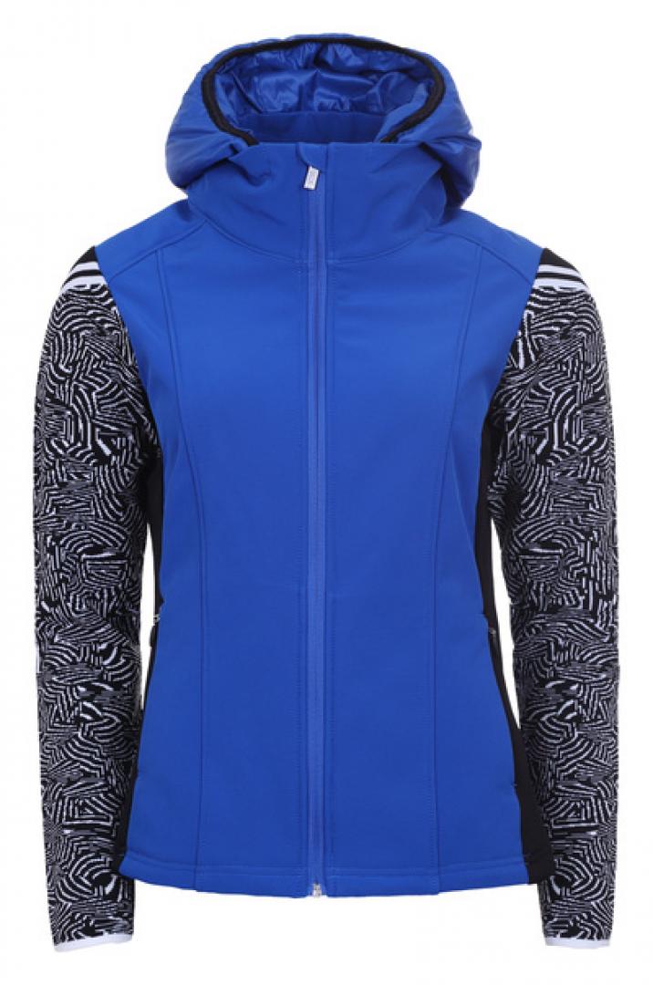 bright blue ski jacket